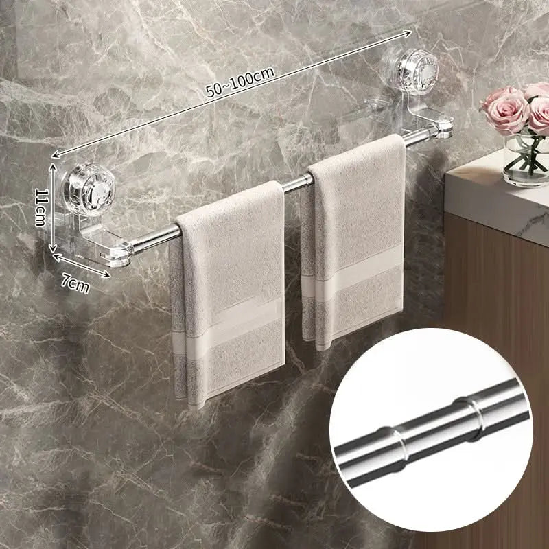 FlexiGrip Towel Holder — Unleash your space freedom with stylish organization without drill holes! | Stornfield