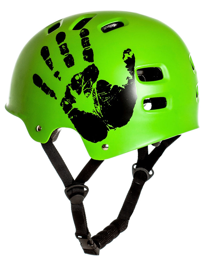 skull graphic multi-sport skate and bicycle safety helmet with adjustable chin strap Stornfield