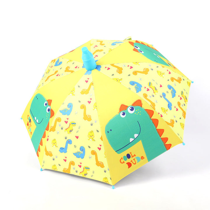 Ladies child-friendly folding umbrella with cheerful animal design Stornfield