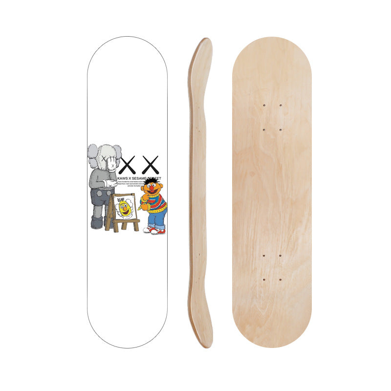 Cartoon-Inspired Skate Deck Stornfield