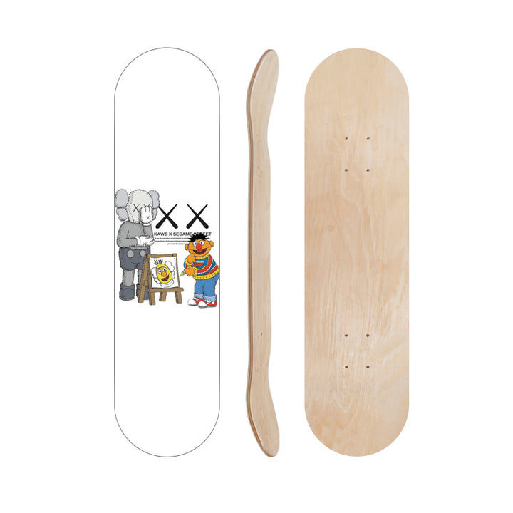 Cartoon-Inspired Skate Deck Stornfield