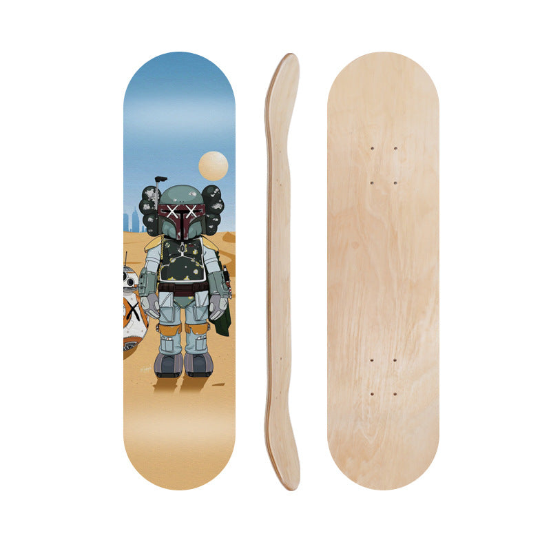 Cartoon-Inspired Skate Deck Stornfield