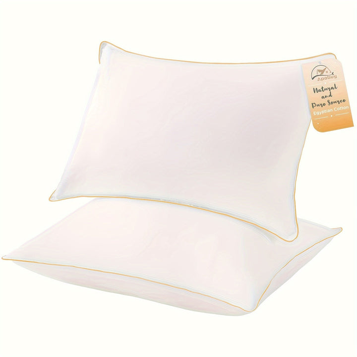 Cooling Bed Pillows for Sleeping – Luxury Hotel Quality with 3D Microfiber Filling and Breathable Cover – Ideal for Side, Back, and Stomach Sleepers, Queen Size | Stornfield