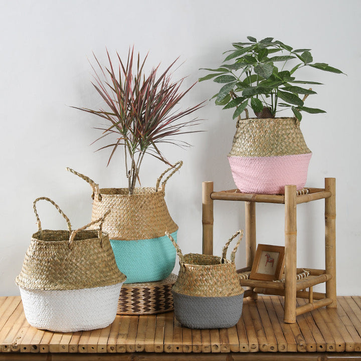 Bohemian Woven Storage Basket Stornfield