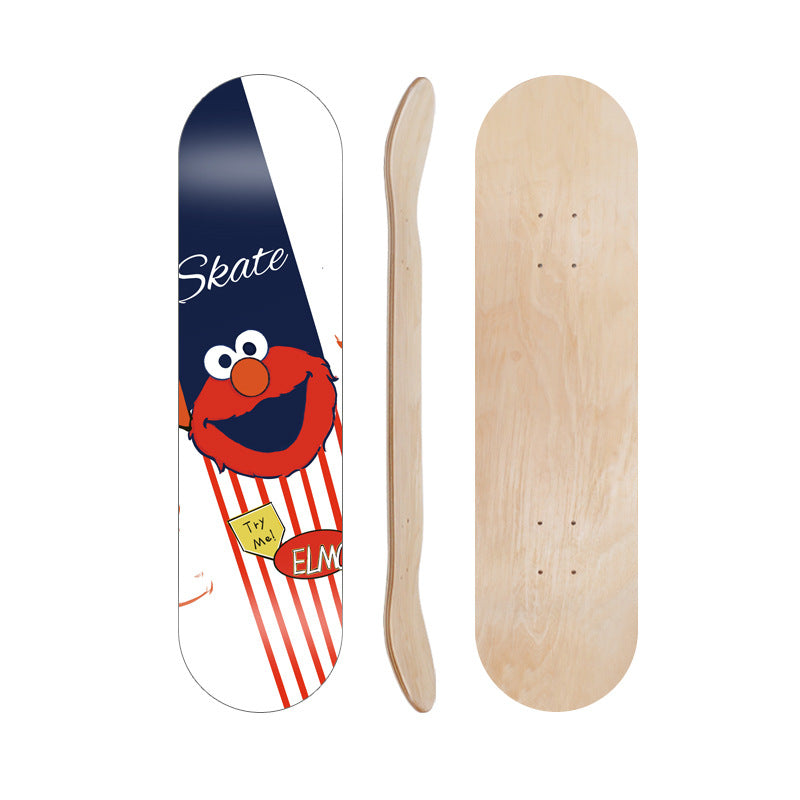 Cartoon-Inspired Skate Deck Stornfield