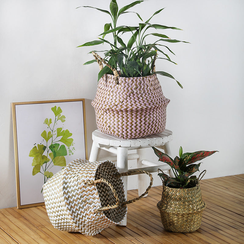 Bohemian Woven Storage Basket Stornfield