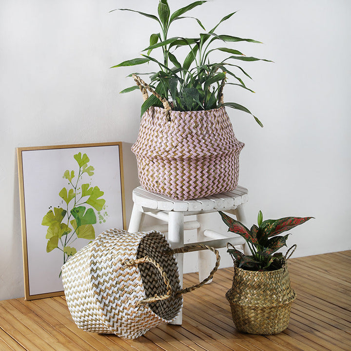 Bohemian Woven Storage Basket Stornfield