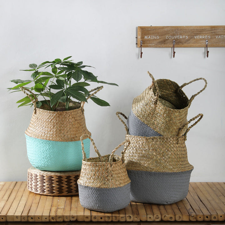 Bohemian Woven Storage Basket Stornfield