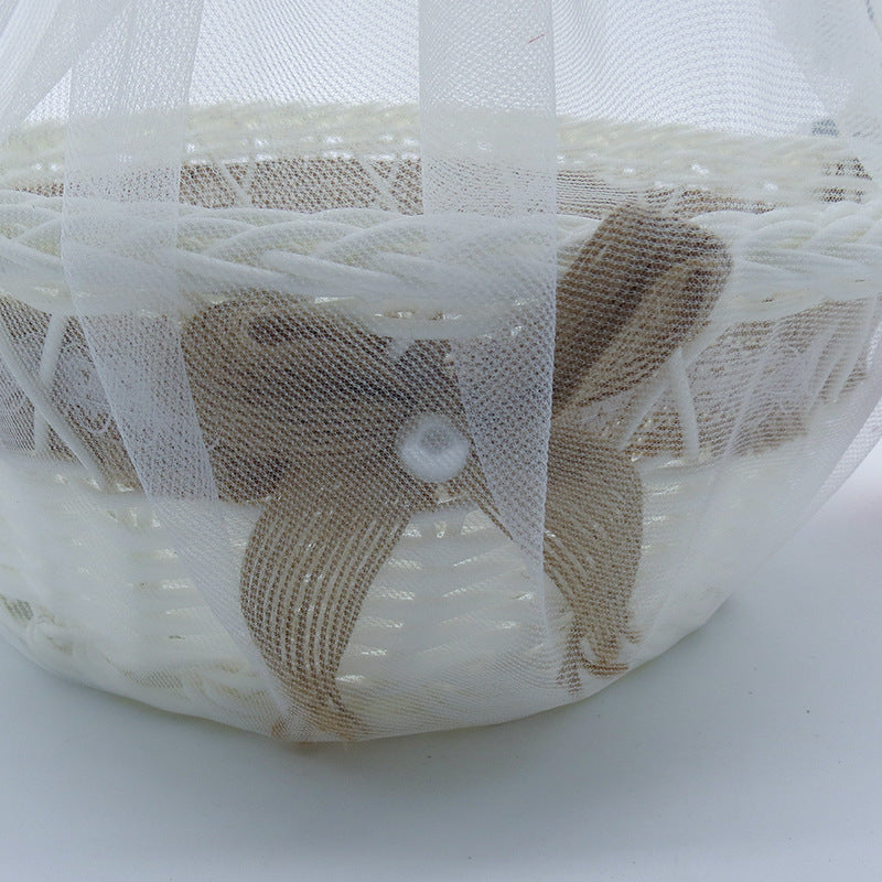 Ladies Wedding Basket with Satin Ribbon Stornfield