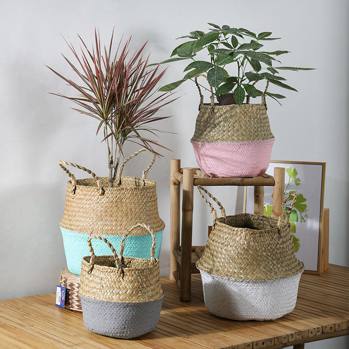 Bohemian Woven Storage Basket Stornfield
