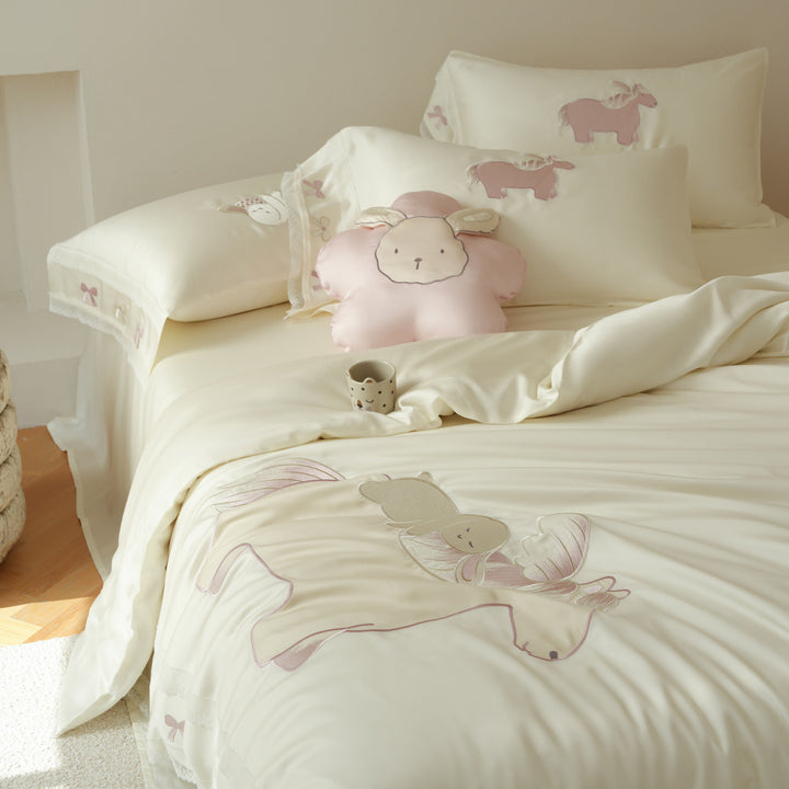 Bedding set, Tencel-Lyocell, cartoon design, summer