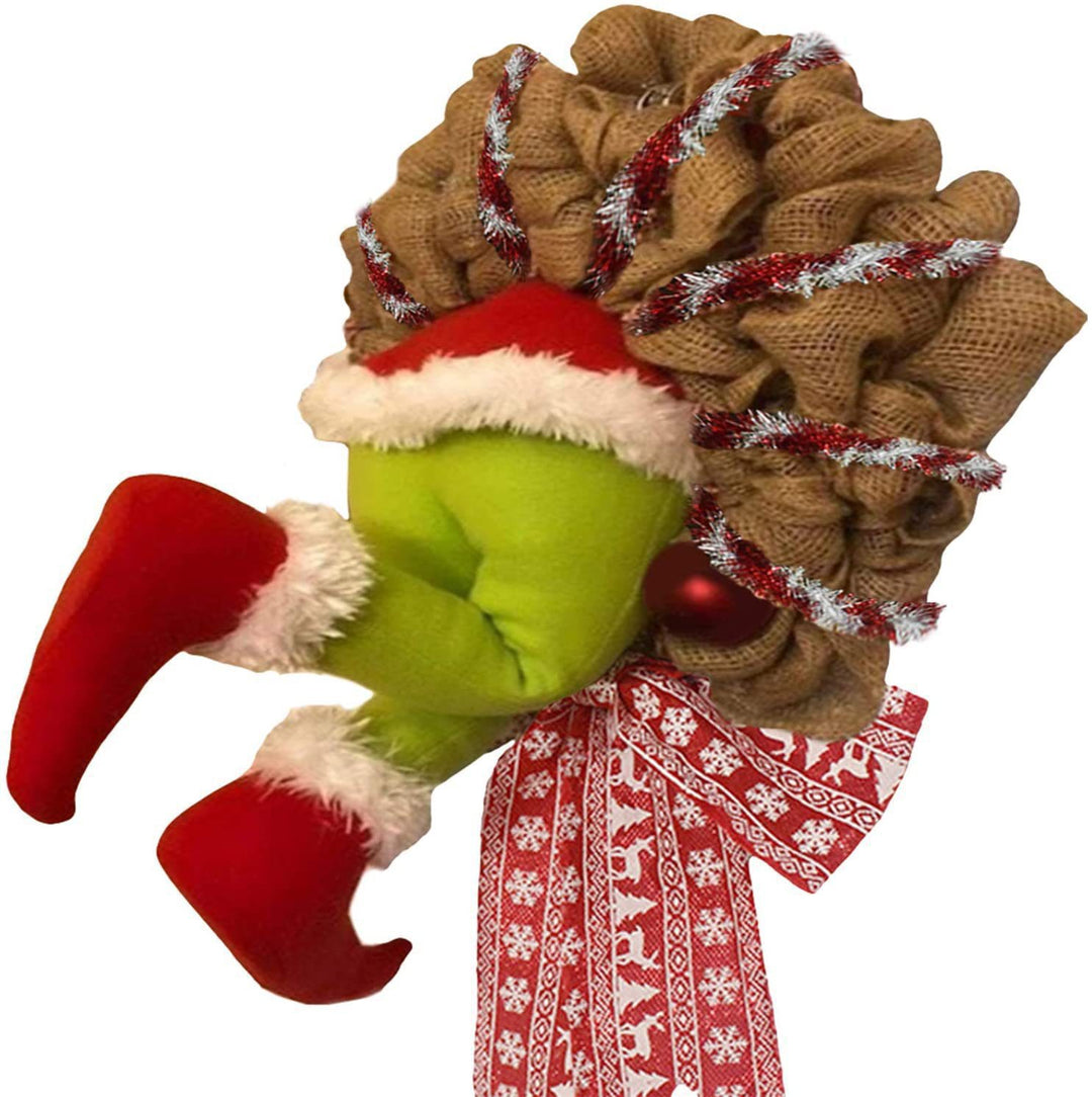 Christmas wreath with ivory