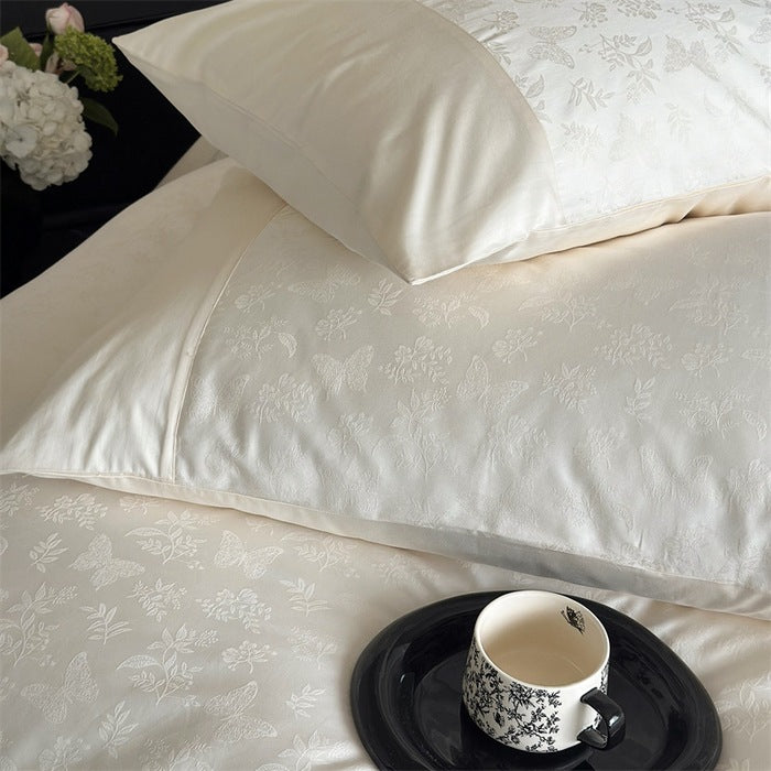Jacquard cushion cover made of 100S long-staple cotton