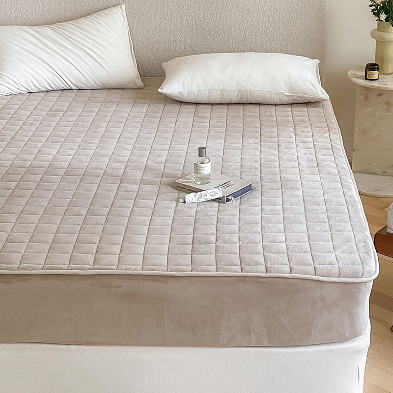 Japanese flannel fitted sheet, extra thick, 1.8m