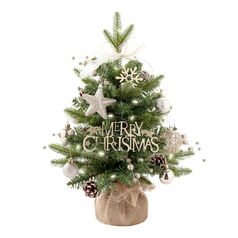 Mini Christmas Tree Set with Music Box Base, 50 cm