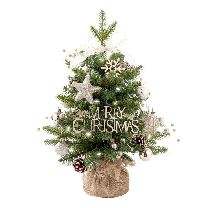 Mini Christmas Tree Set with Music Box Base, 50 cm