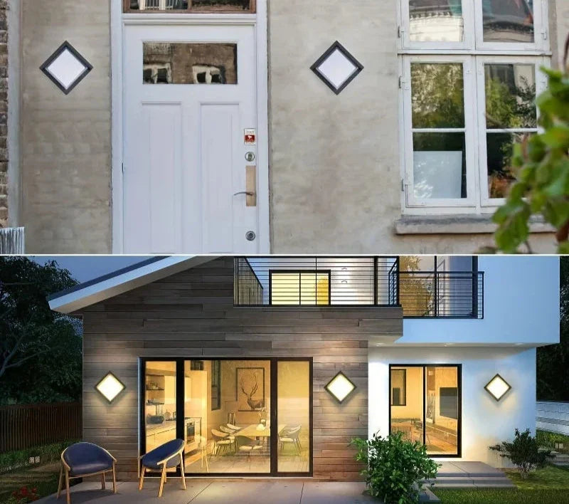 Durable LED wall light for outdoor use - Weatherproof and energy-saving outdoor lighting, ideal for garden and terrace | Stornfield