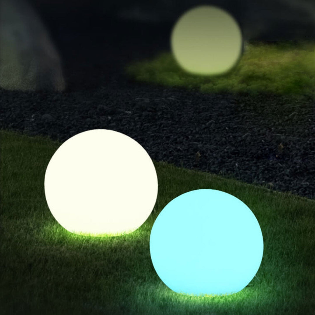 Solar Waterproof PE Spherical LED Outdoor Decorative Lawn Light | Stornfield