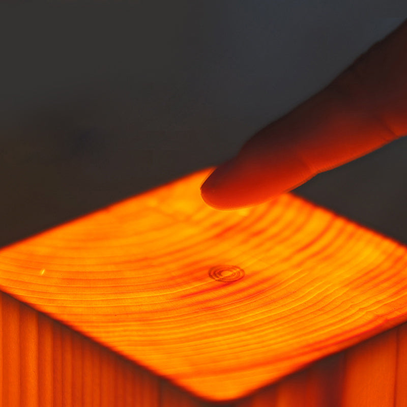 Stornfield | LumiWood – LED Table Lamp with Battery and Touch Control