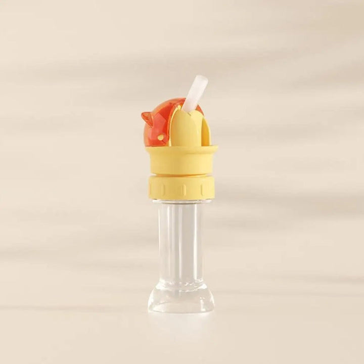 Reusable drinking bottle for children with straw lid | Stornfield