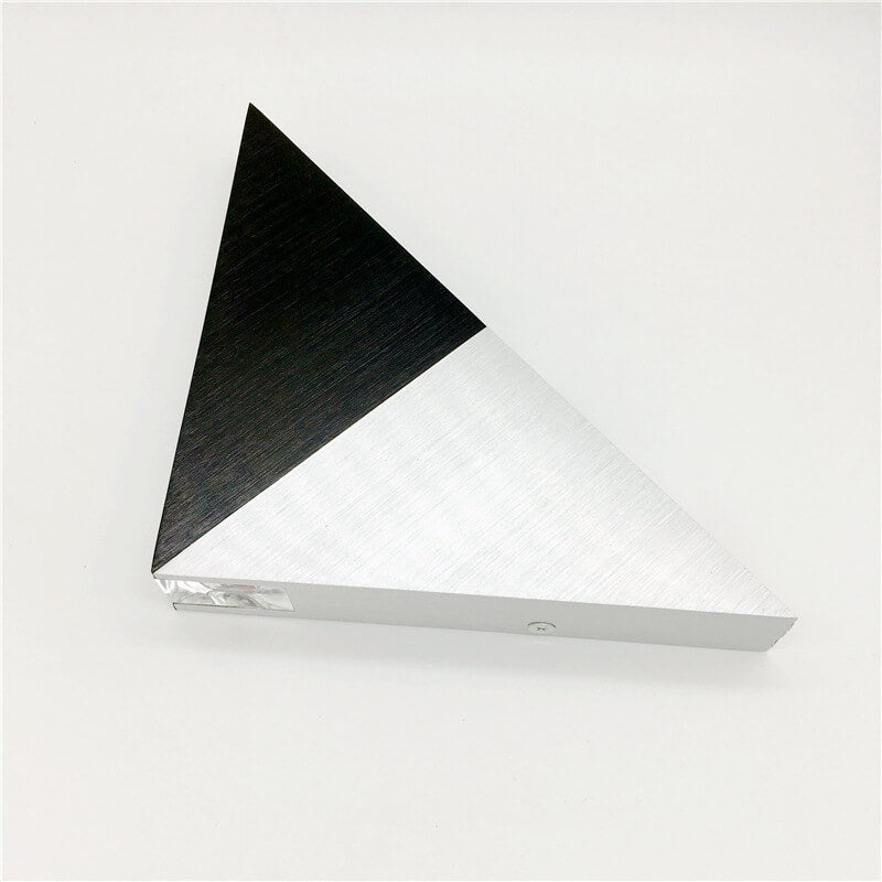 Stornfield | TriLumina Prism LED Wall Sconce | Creative Pyramid Design | Aluminum & Acrylic | Color Light Options