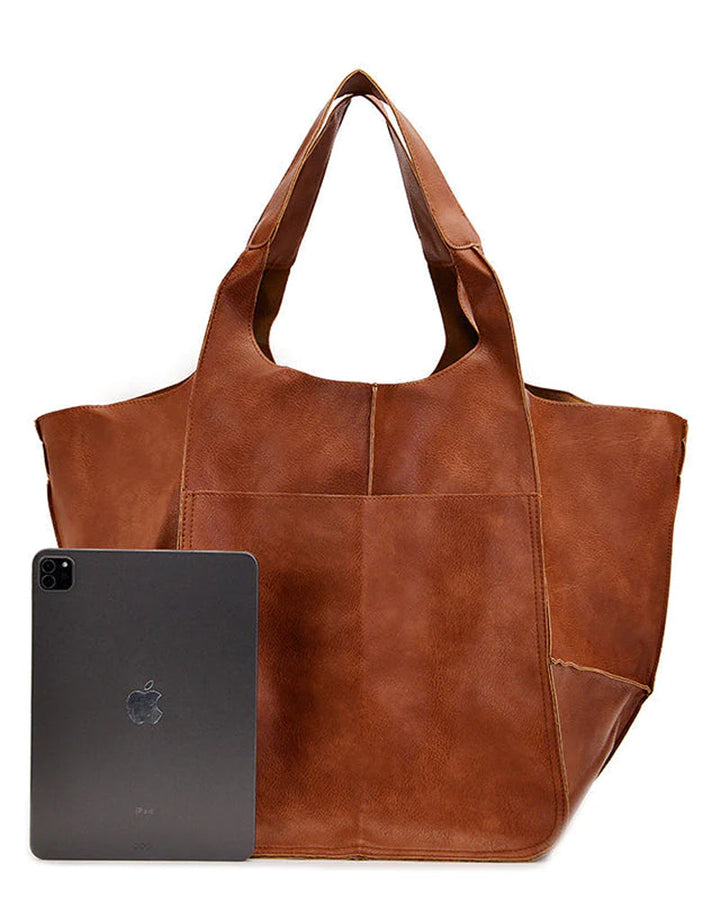 Stornfield | Sac en cuir chic et durable avec grande capacité - Élégant, sac à main pour femmes polyvalent