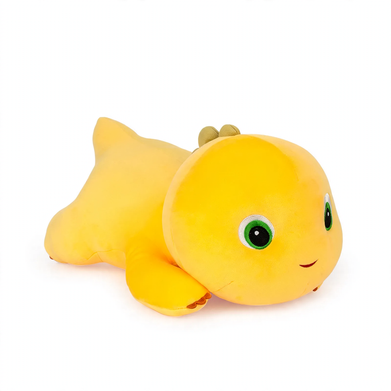 Plush dragon figure for cuddling