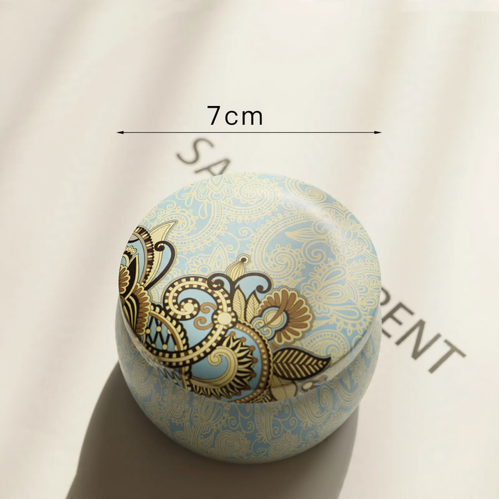 Rotatable lantern made of iron, 7.5 cm