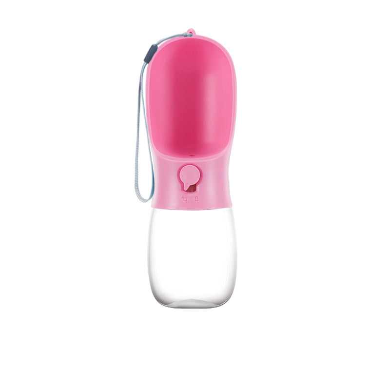 Portable drinking cup for dogs and cats