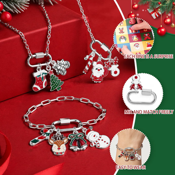 Christmas Advent Calendar with DIY Jewelry Set