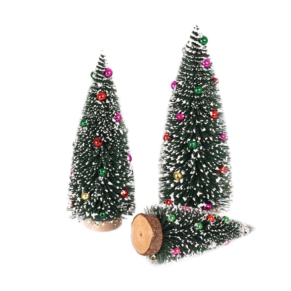 Mini Christmas tree with snow effect