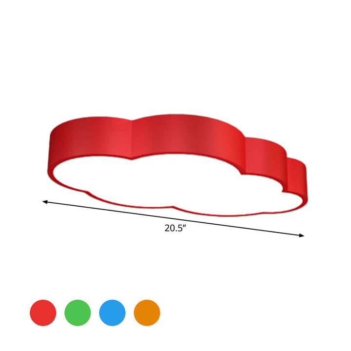LED Cloud Ceiling Lamp for Children's Room – Playful Design in Red/Yellow/Stornfieldue | Stornfield