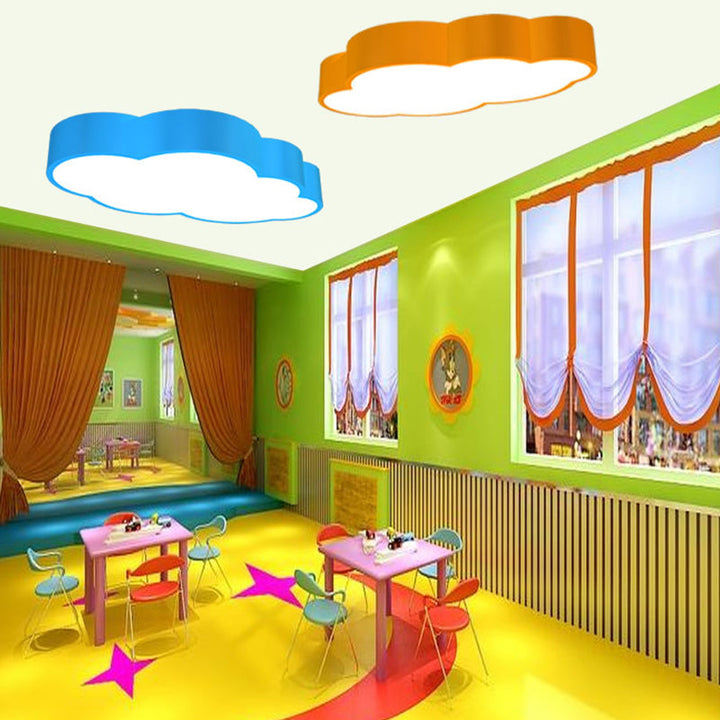 LED Cloud Ceiling Lamp for Children's Room – Playful Design in Red/Yellow/Stornfieldue | Stornfield