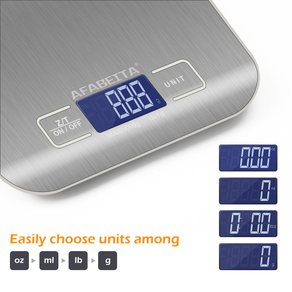 Digital kitchen scale: 5KG/11lb capacity. | Stornfield