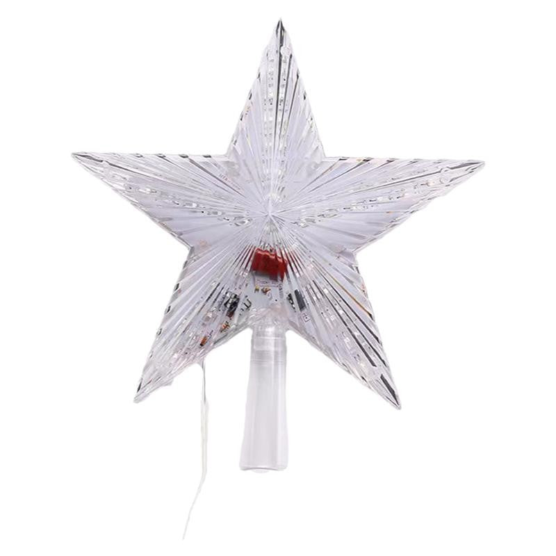 LED Christmas Tree Top Star, 20 cm, illuminated