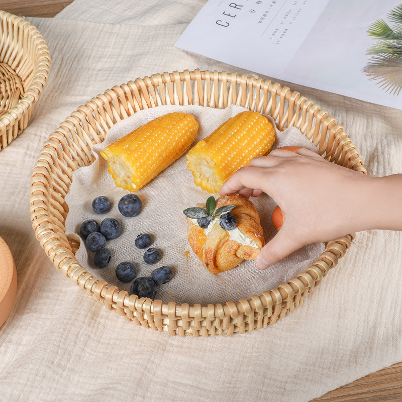 Ladies fruit basket made of woven material with stable structure Stornfield