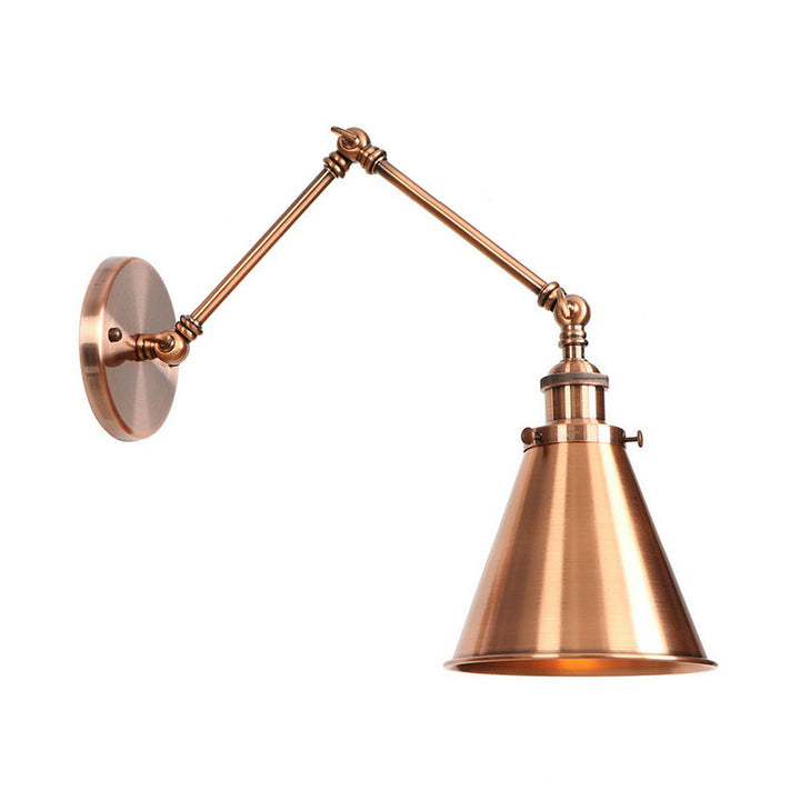 Stornfield Industrial Swing Arm Wall Light Bronze/Copper