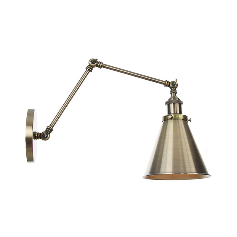 Stornfield Industrial Swing Arm Wall Light Bronze/Copper