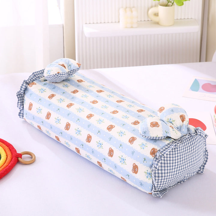 Cotton pillow with buckwheat filling, 20x50cm