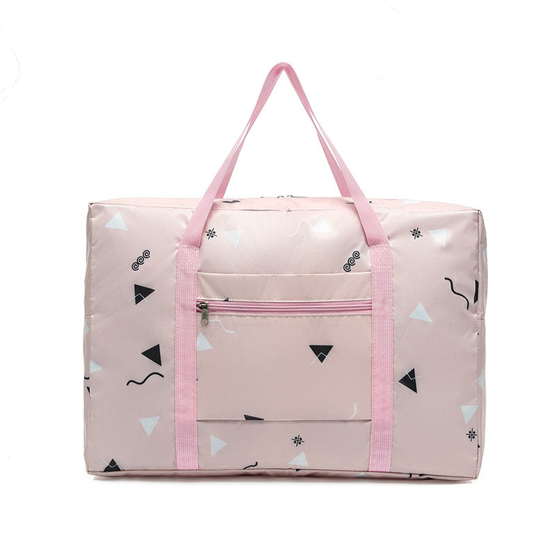 Stylish Flamingo Print Travel Duffle Bag