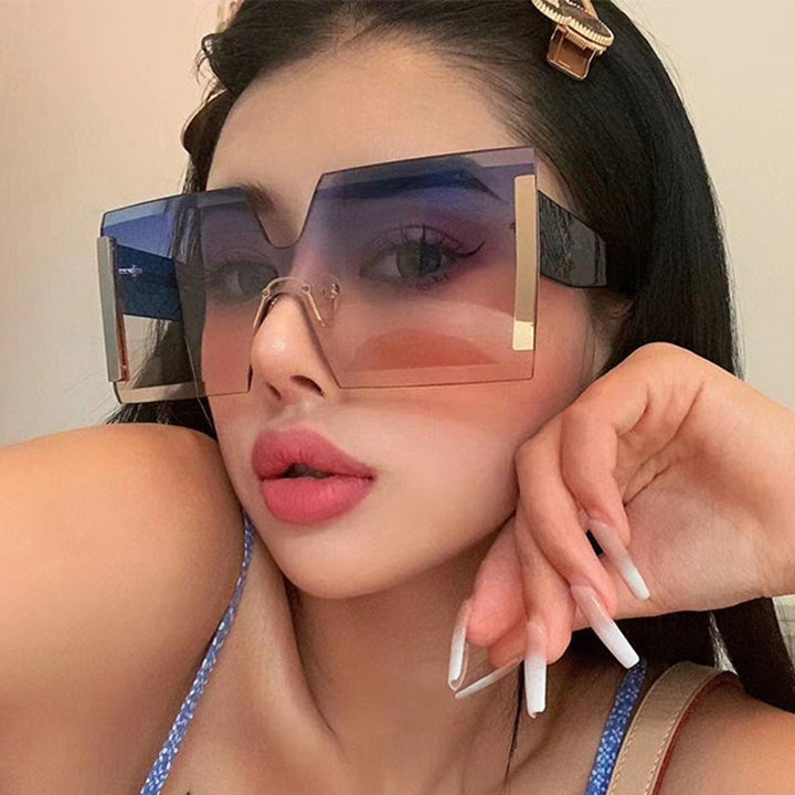 Women futuristic oversized sunglasses with striking design Stornfield