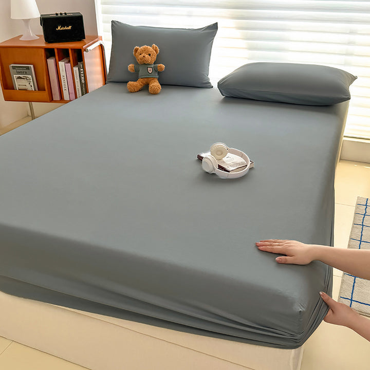 Fitted sheet made of cotton blend