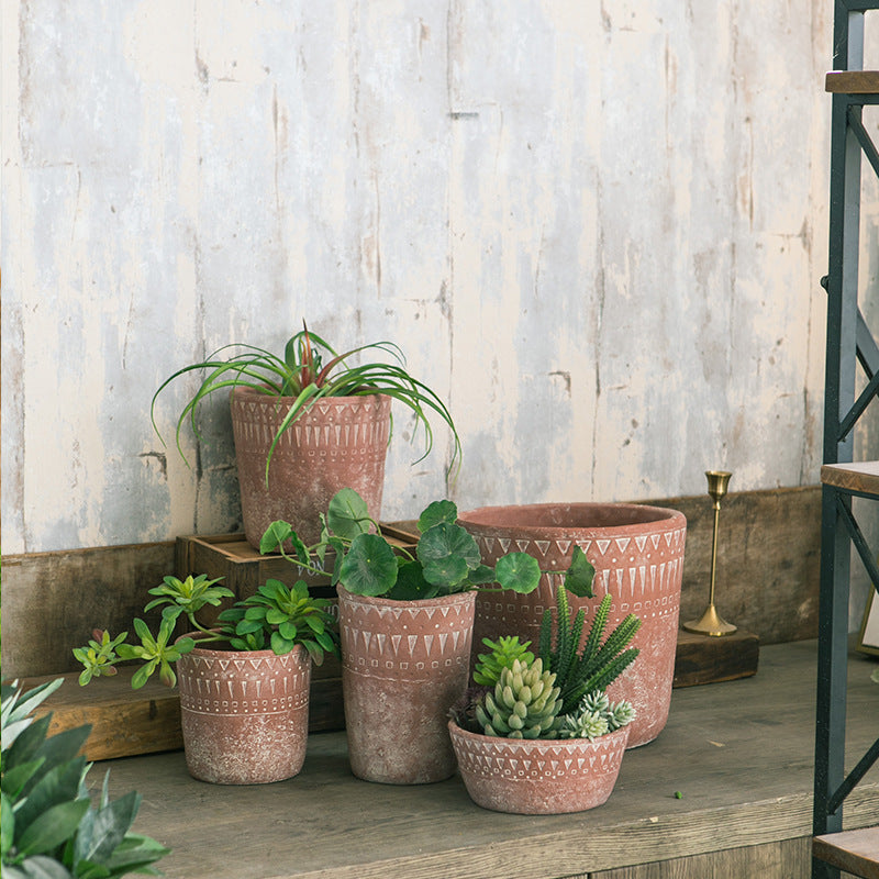 Rustic plant pot Stornfield