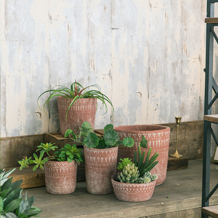 Rustic plant pot Stornfield