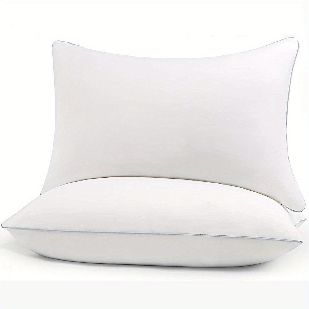 2pcs Bed Pillows For Sleeping, Cooling Pillows, Top-end Microfiber Cover For Side Stomach Back Sleepers | Stornfield