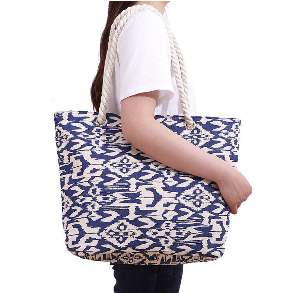 Large toiletry bag with maritime design Stornfield