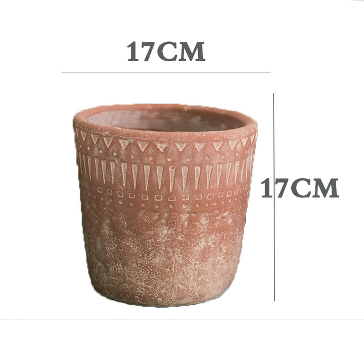 Rustic plant pot Stornfield