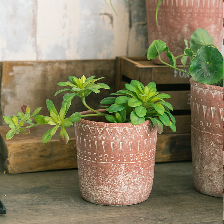 Rustic plant pot Stornfield