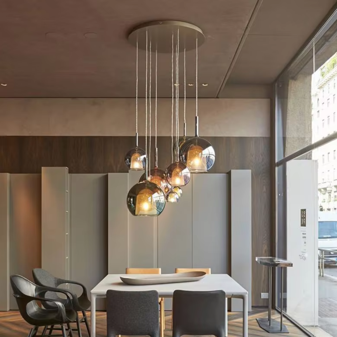CelestialGlow Light - Modern Glass Pendant Light | Stornfield