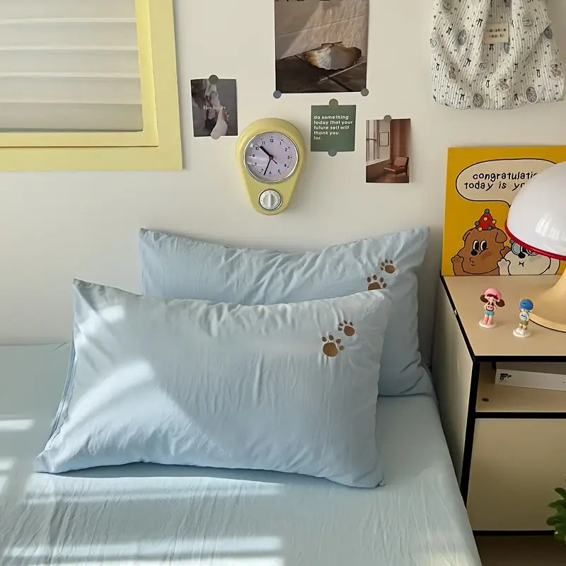 Teddy Bear Bedding Set – Ultra Soft and Cuddly | With duvet cover, bed sheet, and 2 pillowcases | Stornfield